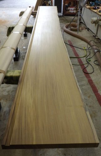 アサメラ　カウンタ—　無塗装　溝切り