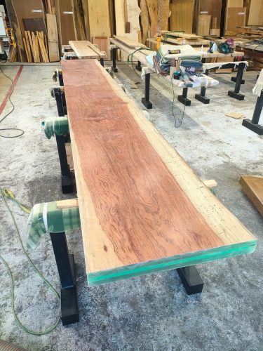 ブビンガカウンタ―　無塗装