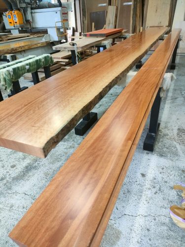 ボセカウンター　ウレタン塗装