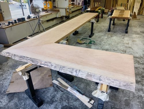 ボセL型カウンタ／無塗装